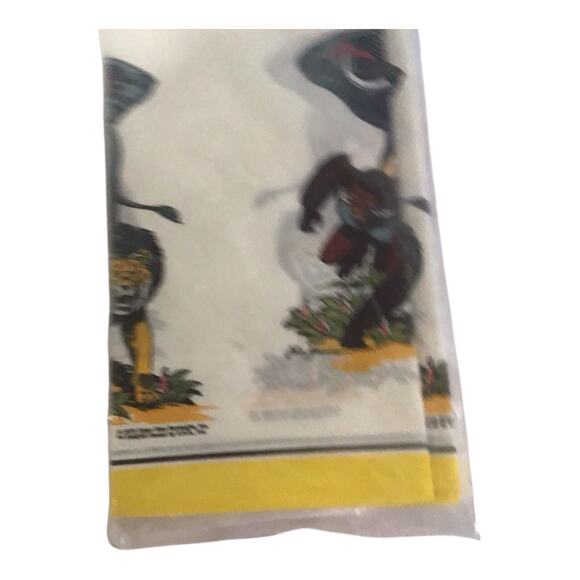 Vintage 1975 Tarzan Paper Table Cover Amscan USA 54x96 NOS Party Decoration - Picture 7 of 9